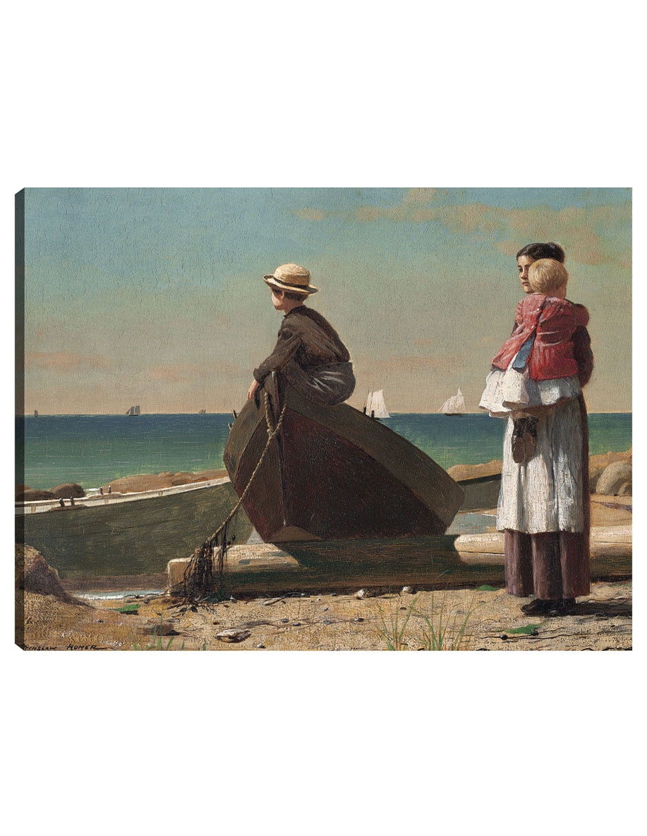 Cuadro decorativo ¡Viene Papá! (1873) técnica mixta Playas Cuadro decorativo ¡Viene Papá! (1873) técnica mixta Playas