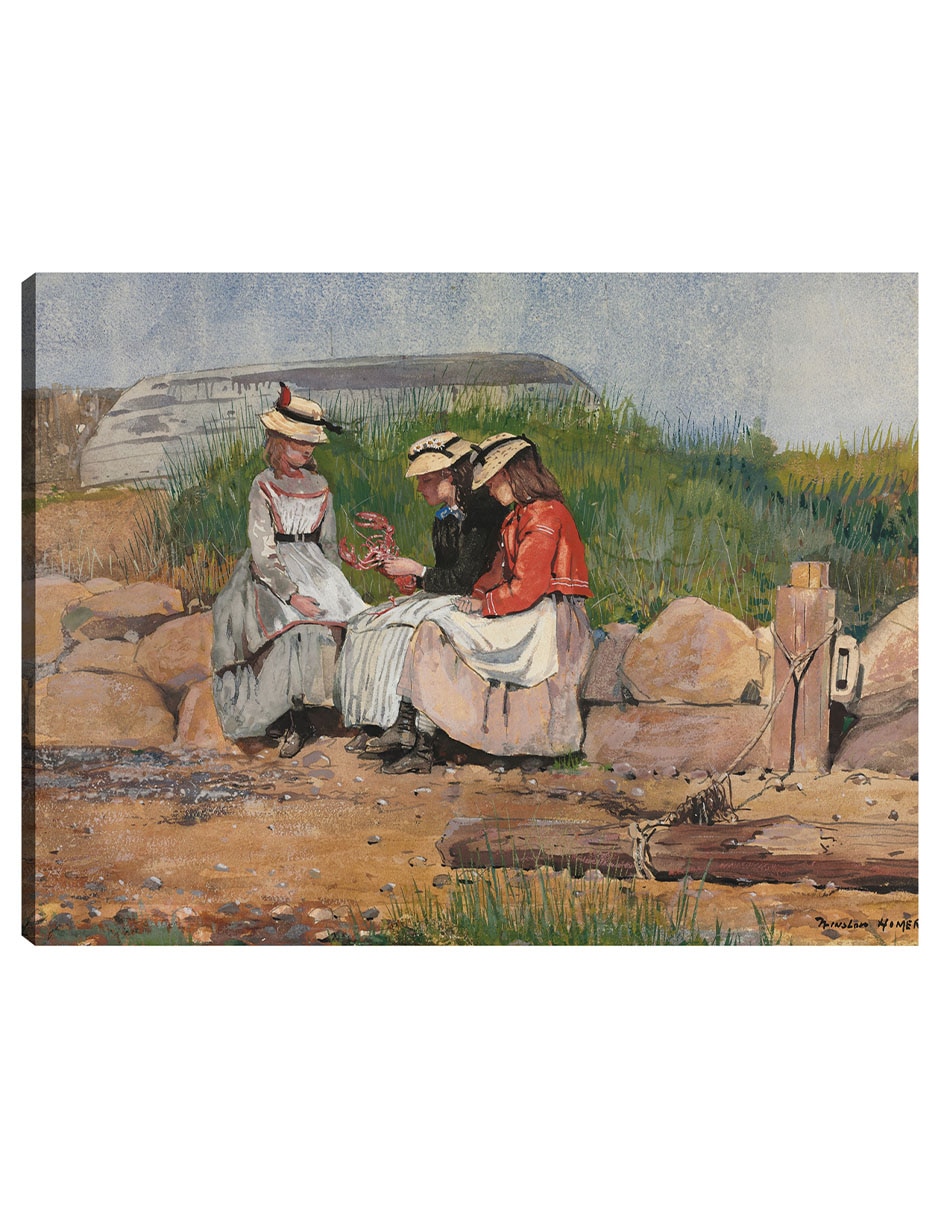 Cuadro decorativo La Hija De Un Pescador (1873) técnica mixta Inspiración Cuadro decorativo La Hija De Un Pescador (1873) técnica mixta Inspiración
