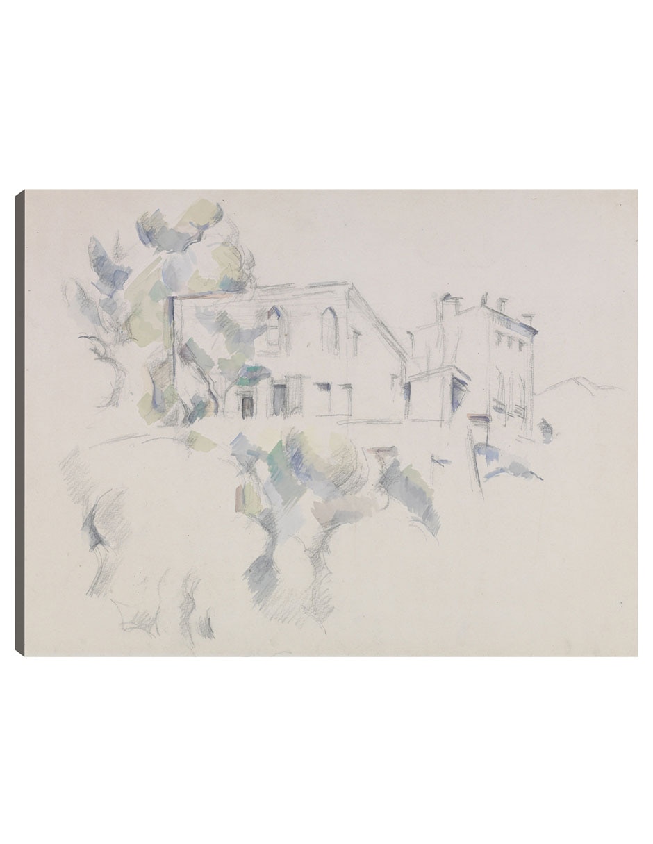Cuadro decorativo Vista Del Château Noir (Hacia 1887 - 1890) técnica mixta Edificios