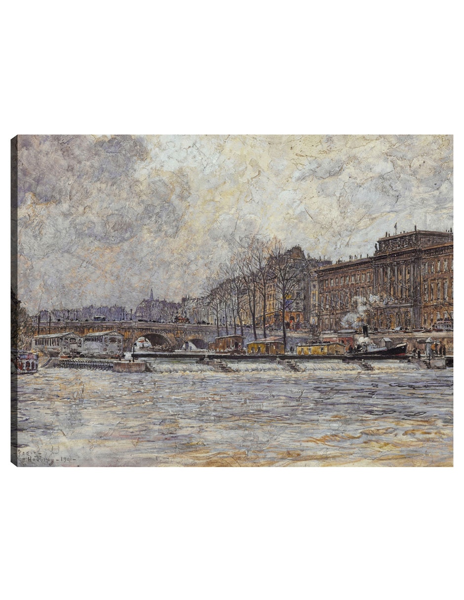 Cuadro decorativo El Hôtel De La Monnaie Y El Pont-Neuf (1901) técnica mixta Arquitectura Cuadro decorativo El Hôtel De La Monnaie Y El Pont-Neuf (1901) técnica mixta Arquitectura