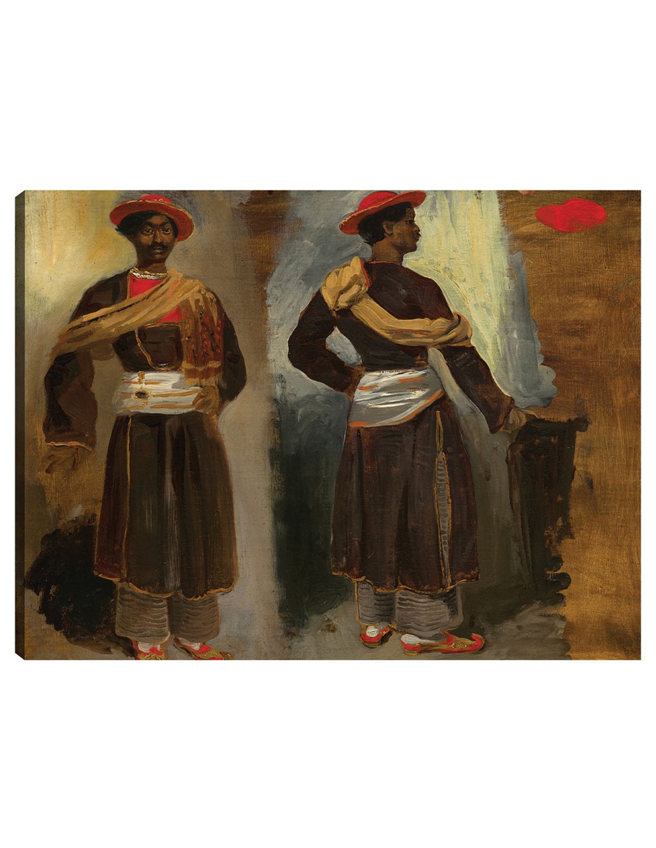 Cuadro decorativo Dos estudios de un indio de pie de Calcuta c. 1823/1824 técnica mixta Cuadros Jr Gente