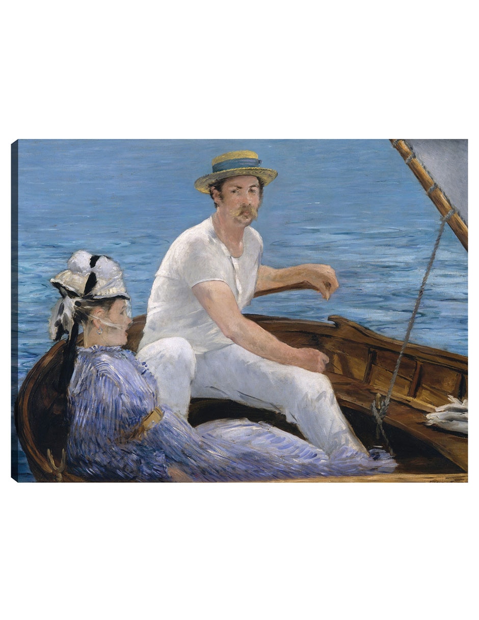 Cuadro decorativo Paseos En Bote (1874) técnica mixta Navegación