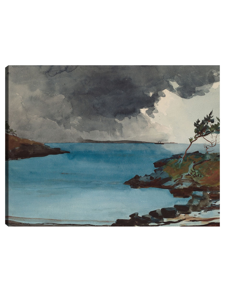 Cuadro decorativo La Tormenta Que Se Avecina (1901) técnica mixta Lagos Cuadro decorativo La Tormenta Que Se Avecina (1901) técnica mixta Lagos