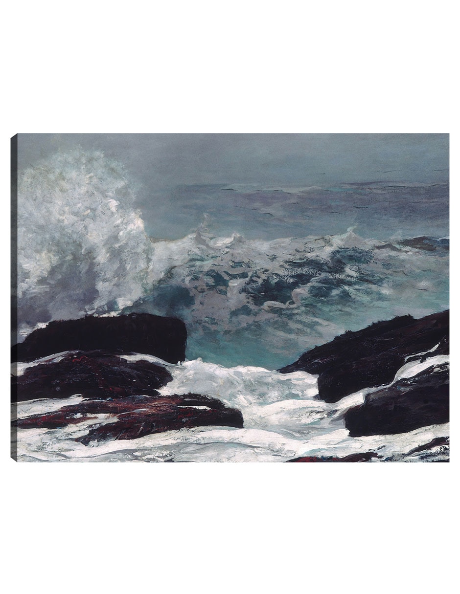 Cuadro decorativo Costa De Maine (1896) técnica mixta Océanos Cuadro decorativo Costa De Maine (1896) técnica mixta Océanos