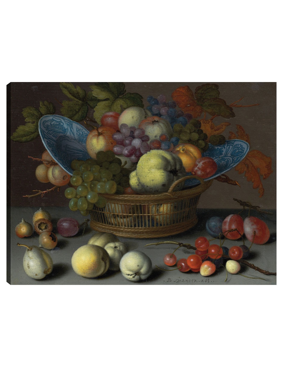 Cuadro decorativo Cesta De Frutas, C. 1622 técnica mixta