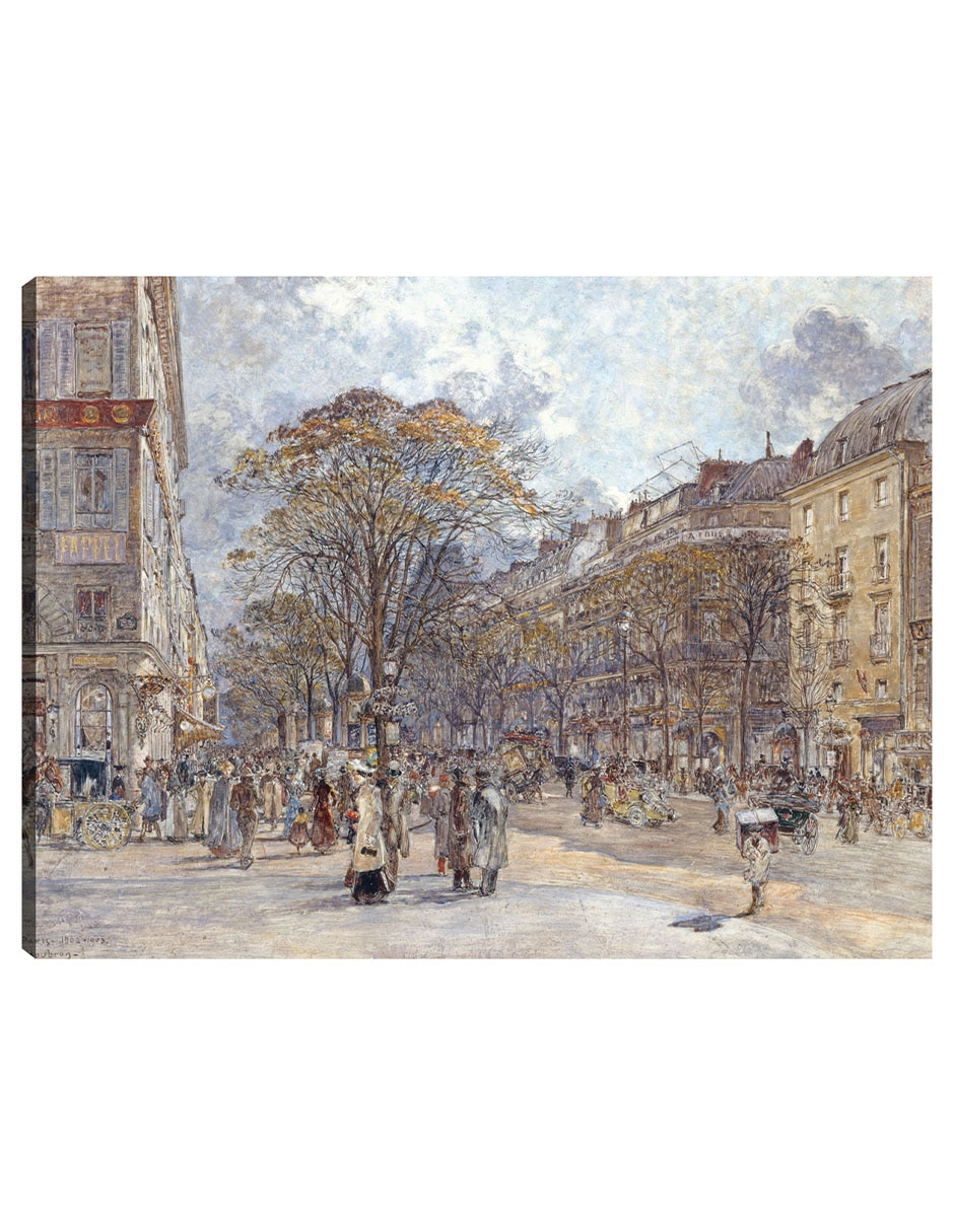 Cuadro decorativo El Boulevard Des Italiens, Aspecto Matutino (1902-1903) técnica mixta Arquitectura Cuadro decorativo El Boulevard Des Italiens, Aspecto Matutino (1902-1903) técnica mixta Arquitectura