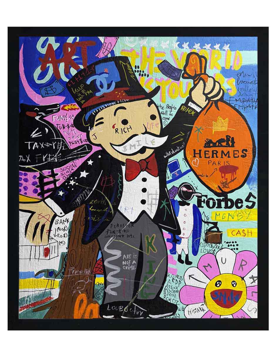 Pintura Rich Life técnica acrílico