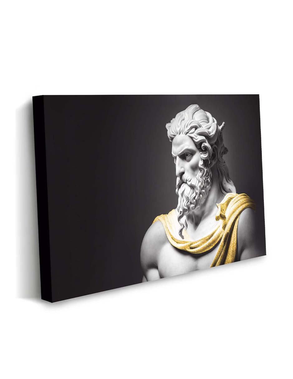 Cuadro decorativo Estatua rígida hades con barniz a registro 4