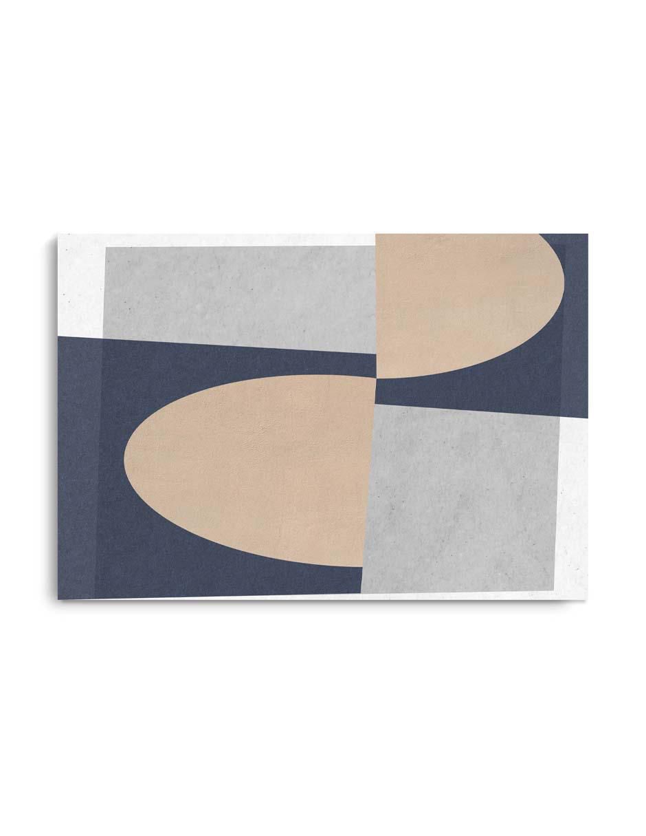 Cuadro decorativo Canvas Art Figuras geométricas imprecisas con barniz a registro