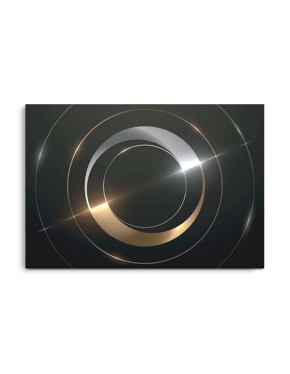 Cuadro decorativo Canvas Art Círculo lujoso con barniz a registro