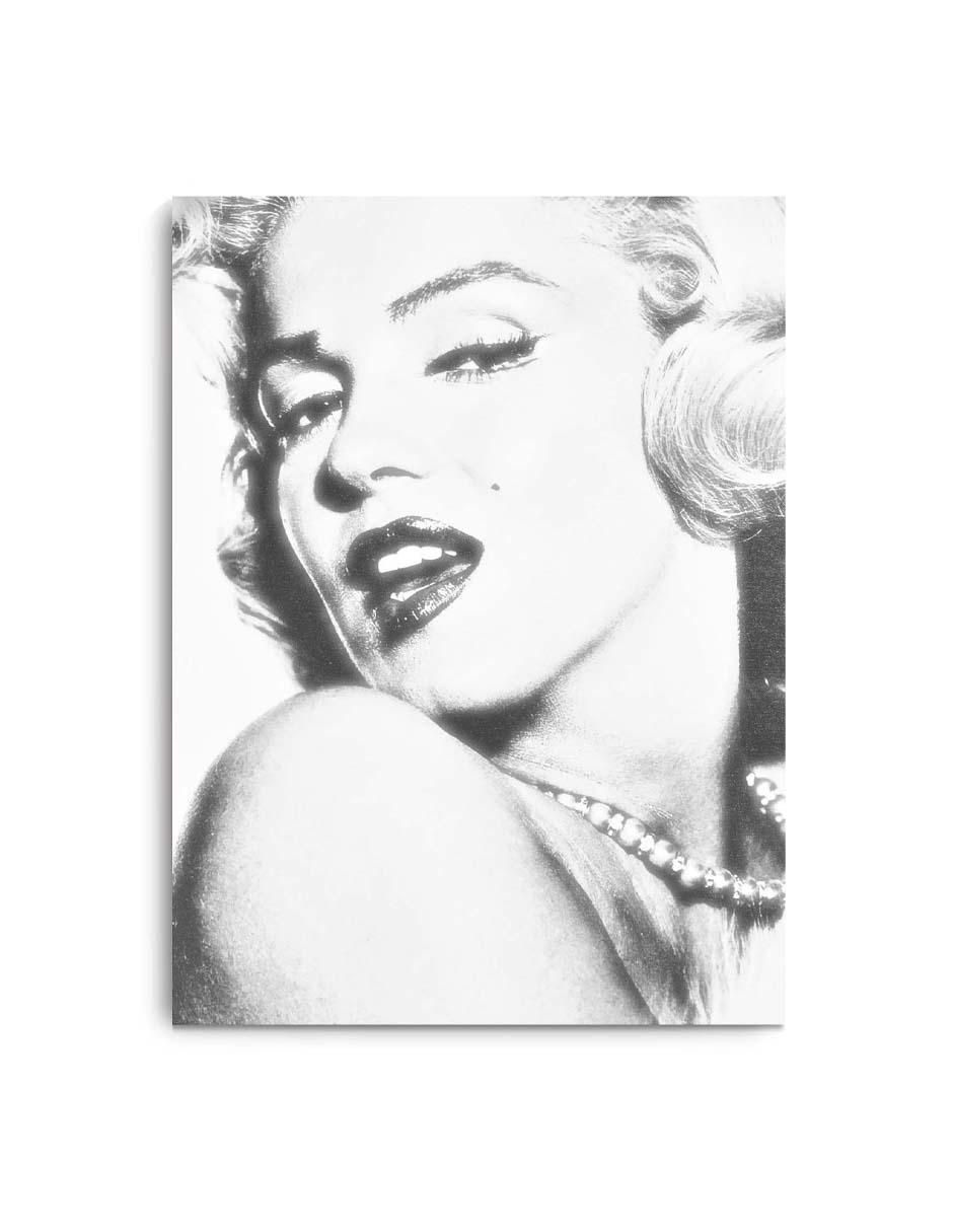 Cuadro decorativo Canvas Art Foto antaña Marilyn Monroe con barniz a registro