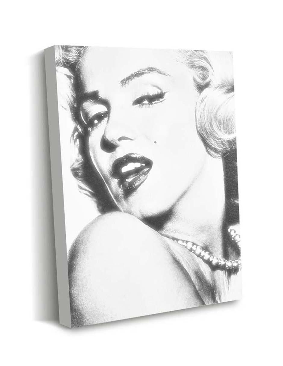 Cuadro decorativo Canvas Art Foto antaña Marilyn Monroe con barniz a registro