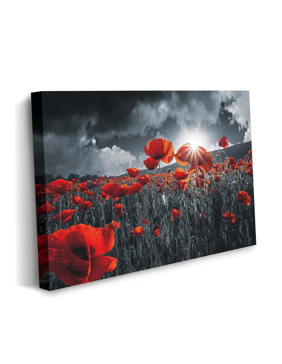 Cuadro decorativo Canvas Art Canvas nubes obscuras con barniz a registro 130x80