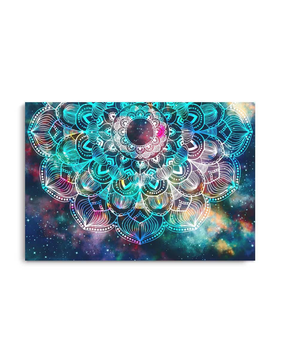 Cuadro decorativo Canvas Art GeometrÍa fondo estrella con barniz a registro