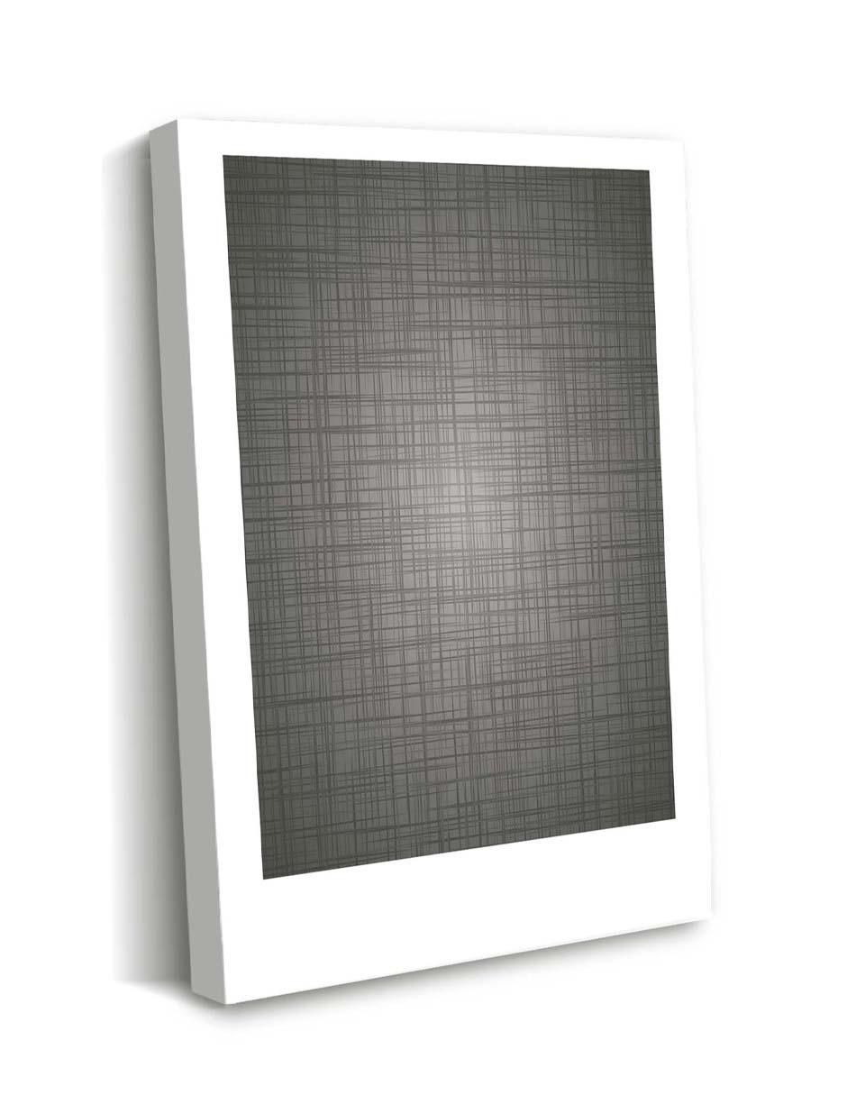 Cuadro decorativo Canvas Art Muchas líneas y de fondo luz con barniz a registro