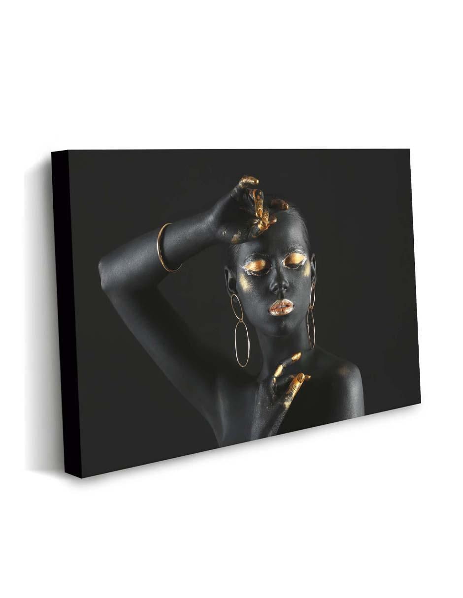 Cuadro decorativo Mujer mística maquillada con barniz a registro 4