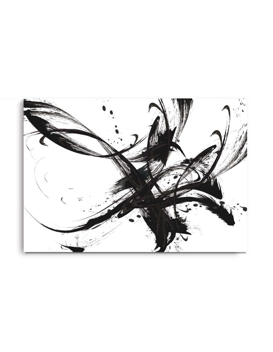 Cuadro decorativo Canvas Art Mancha abstracta de tinta con barniz a registro