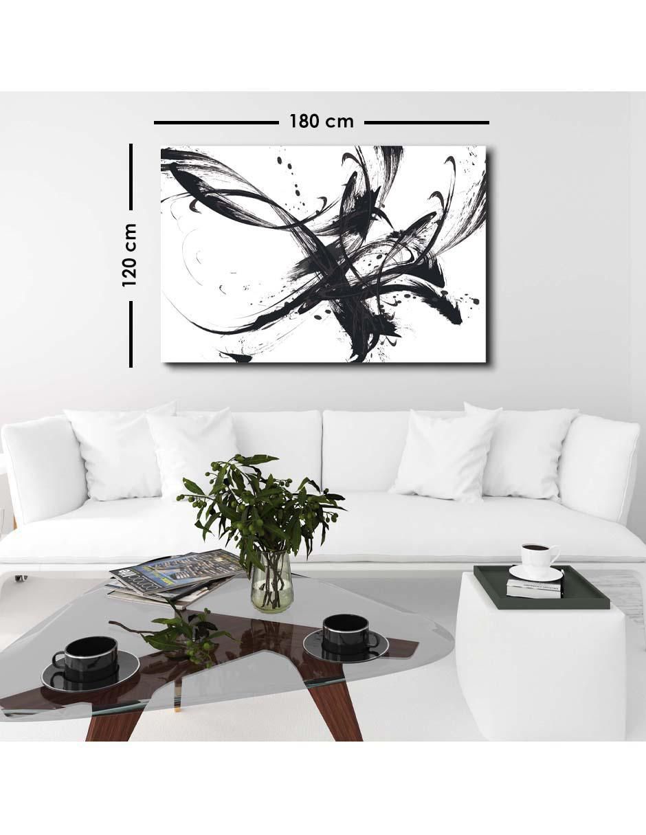 Cuadro decorativo Canvas Art Mancha abstracta de tinta con barniz a registro