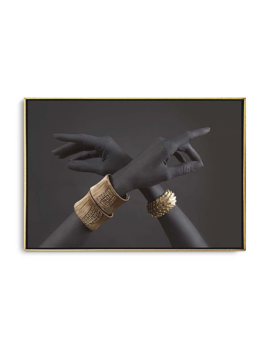 Cuadro decorativo Manos con brazalete con barniz a registro 1
