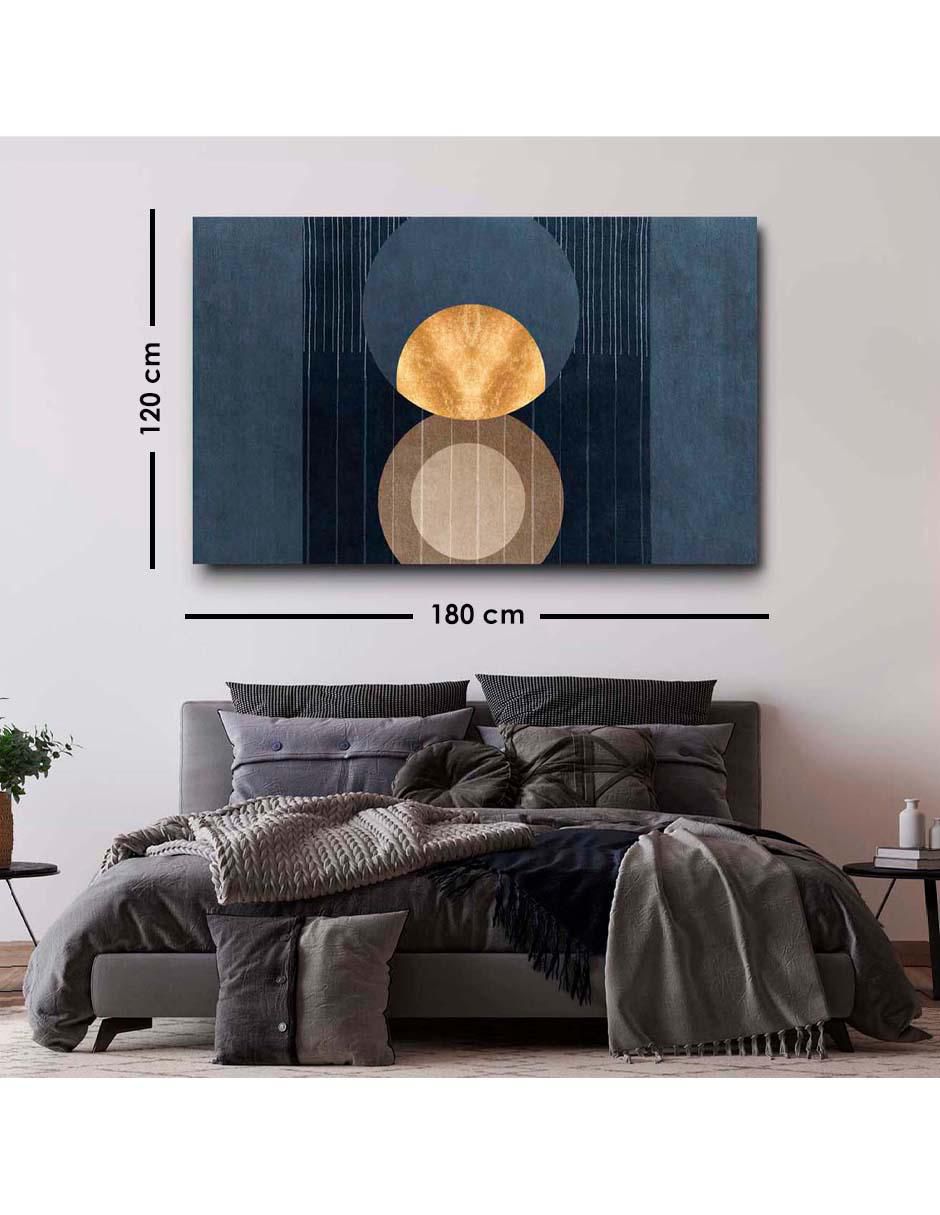 Cuadro decorativo Canvas Art Abstracta azul