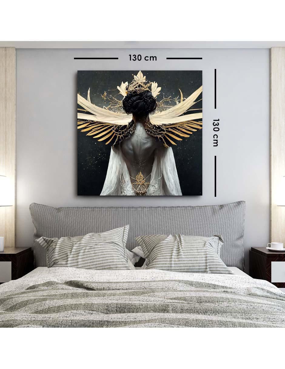 Cuadro decorativo Canvas Art Oráculo de magnolia con barniz a registro