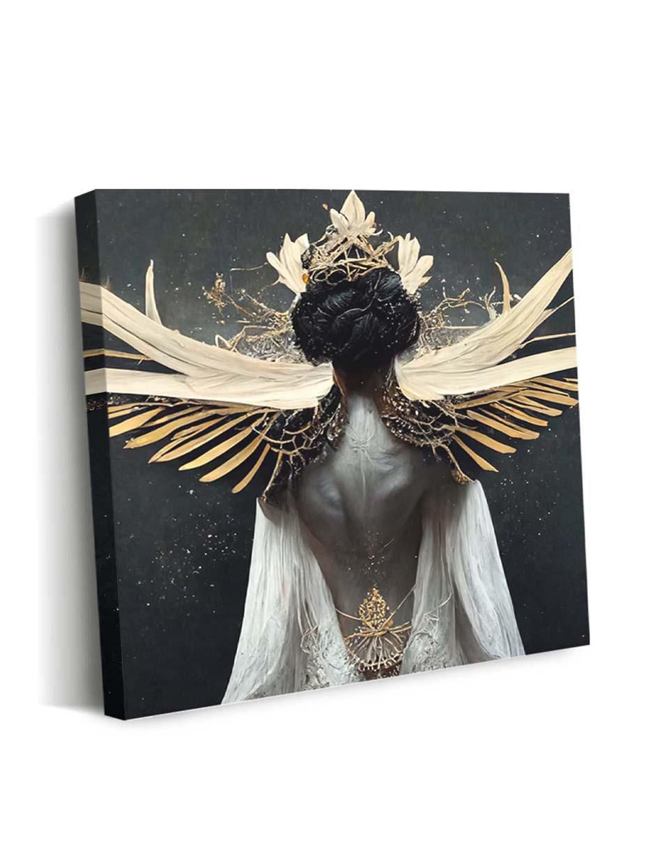 Cuadro decorativo Canvas Art Oráculo de magnolia con barniz a registro