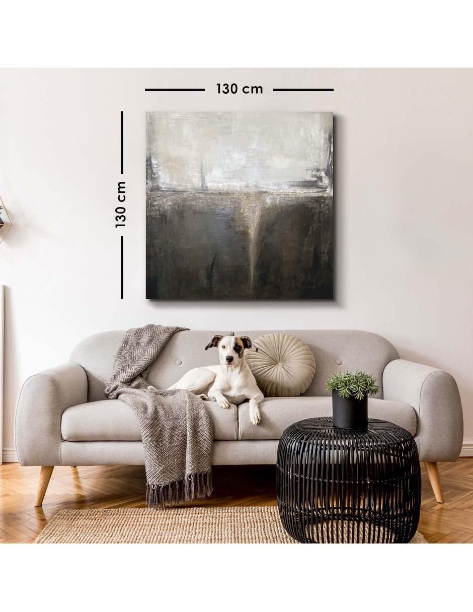 Cuadro decorativo Canvas Art Pintura abstracta sólida lujosa con barniz a registro