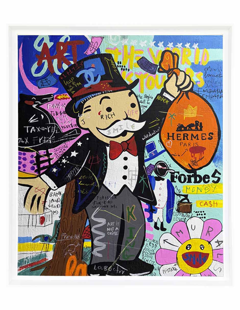 Pintura Rich Life técnica acrílico Rich Life