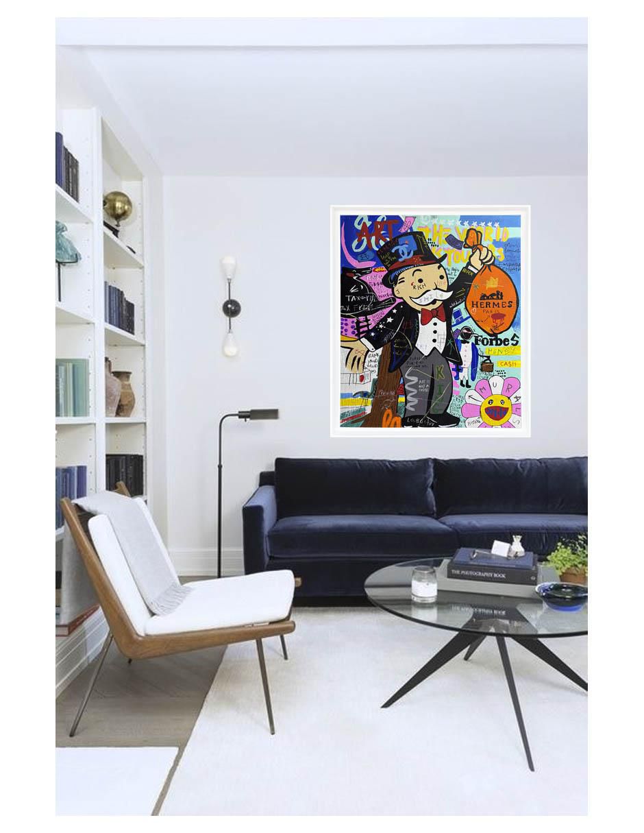 Pintura Rich Life técnica acrílico Rich Life 2