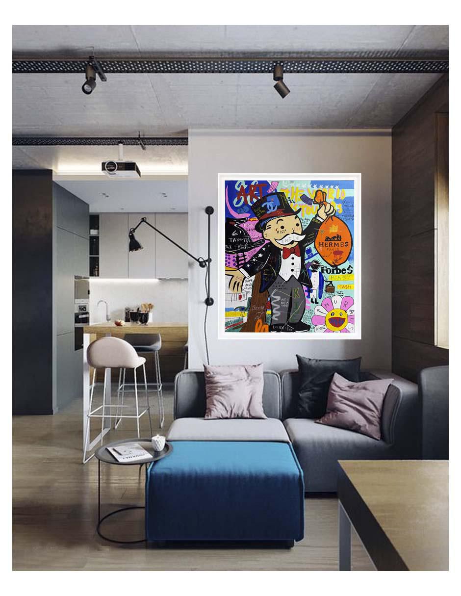 Pintura Rich Life técnica acrílico Rich Life 3