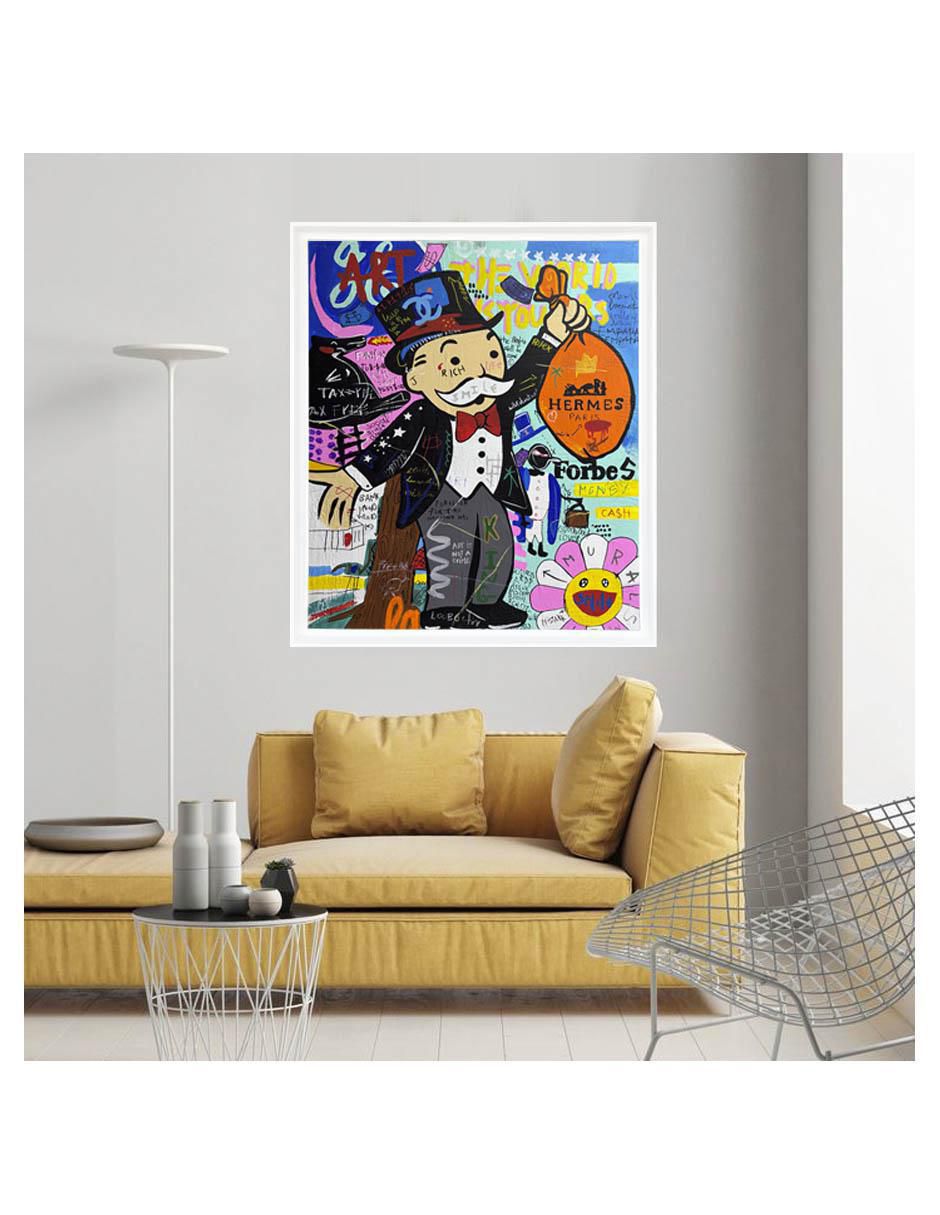 Pintura Rich Life técnica acrílico Rich Life 4