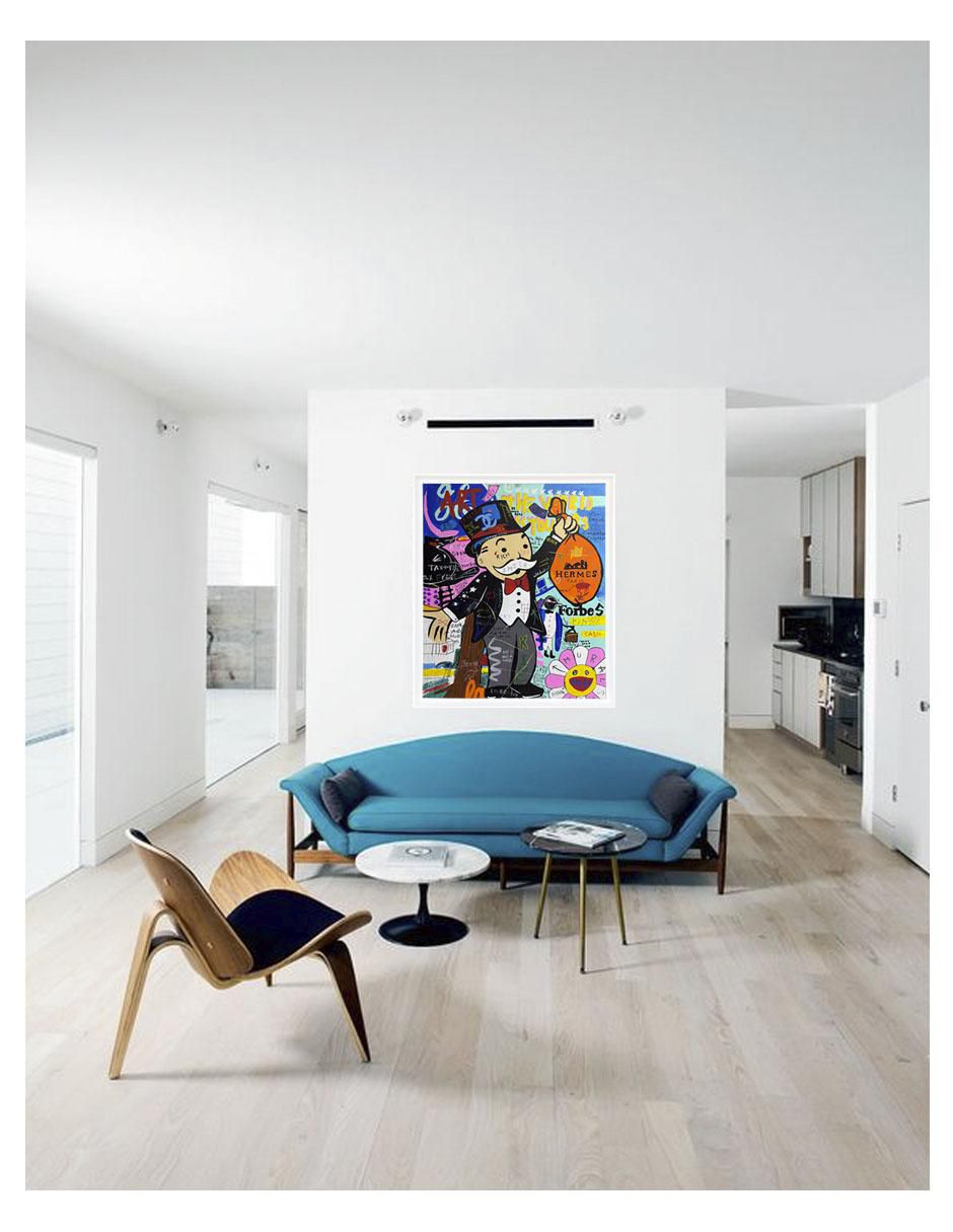Pintura Rich Life técnica acrílico Rich Life 5