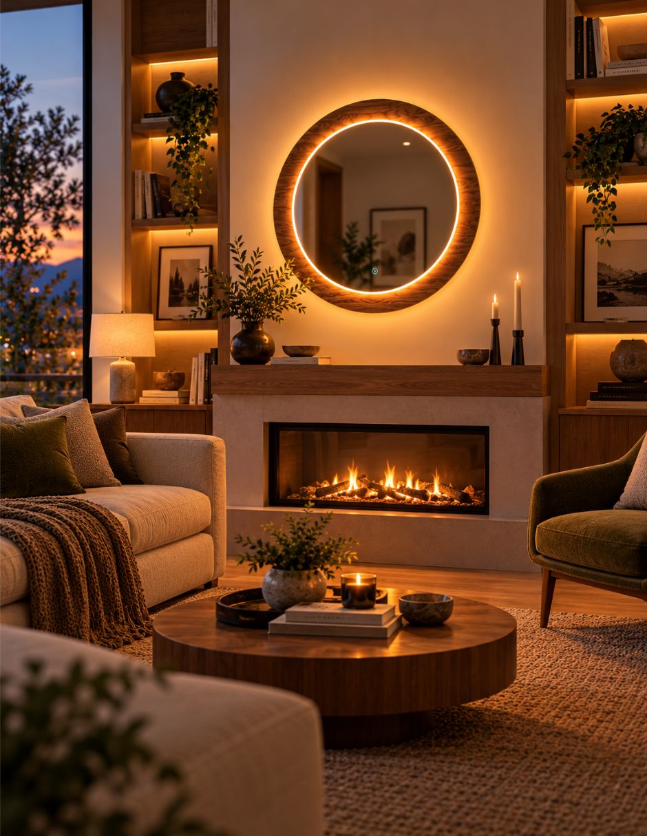 Espejo luminous oak 9