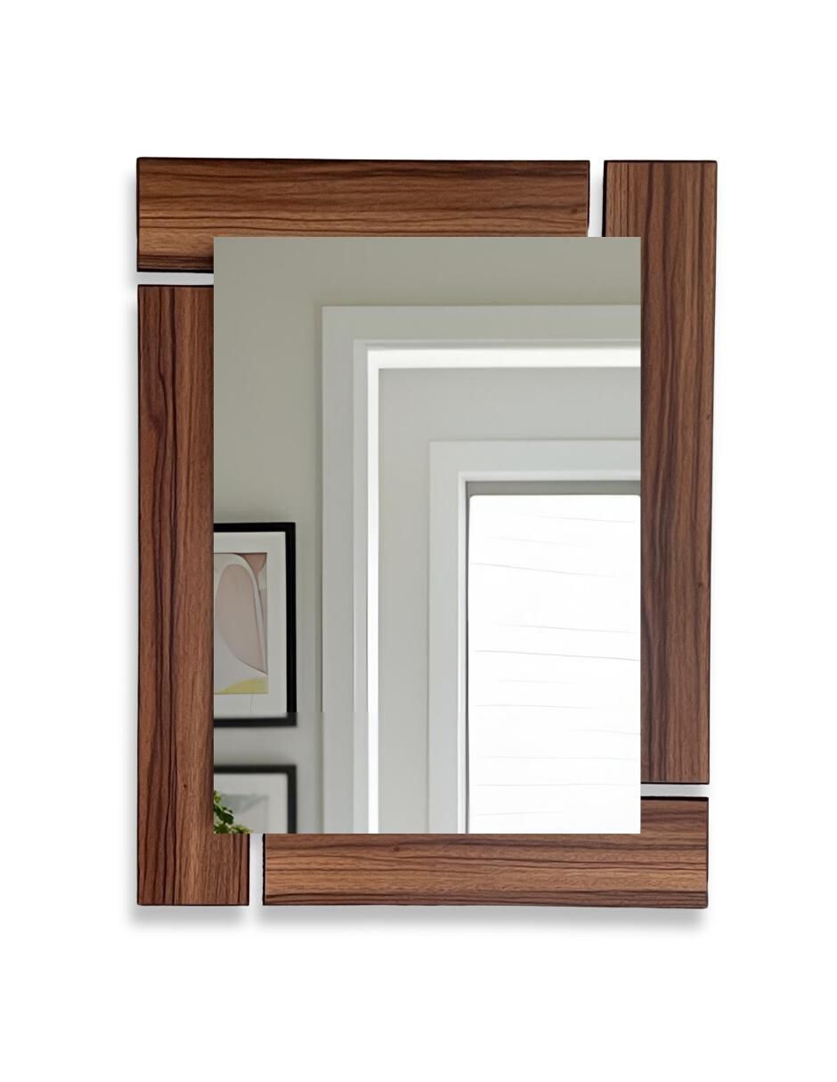Espejo rectangular glanz oak