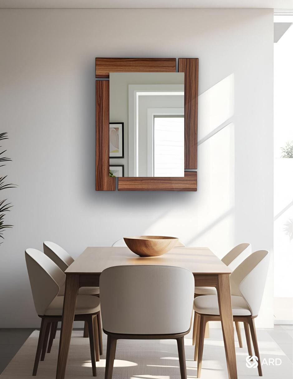 Espejo rectangular glanz oak