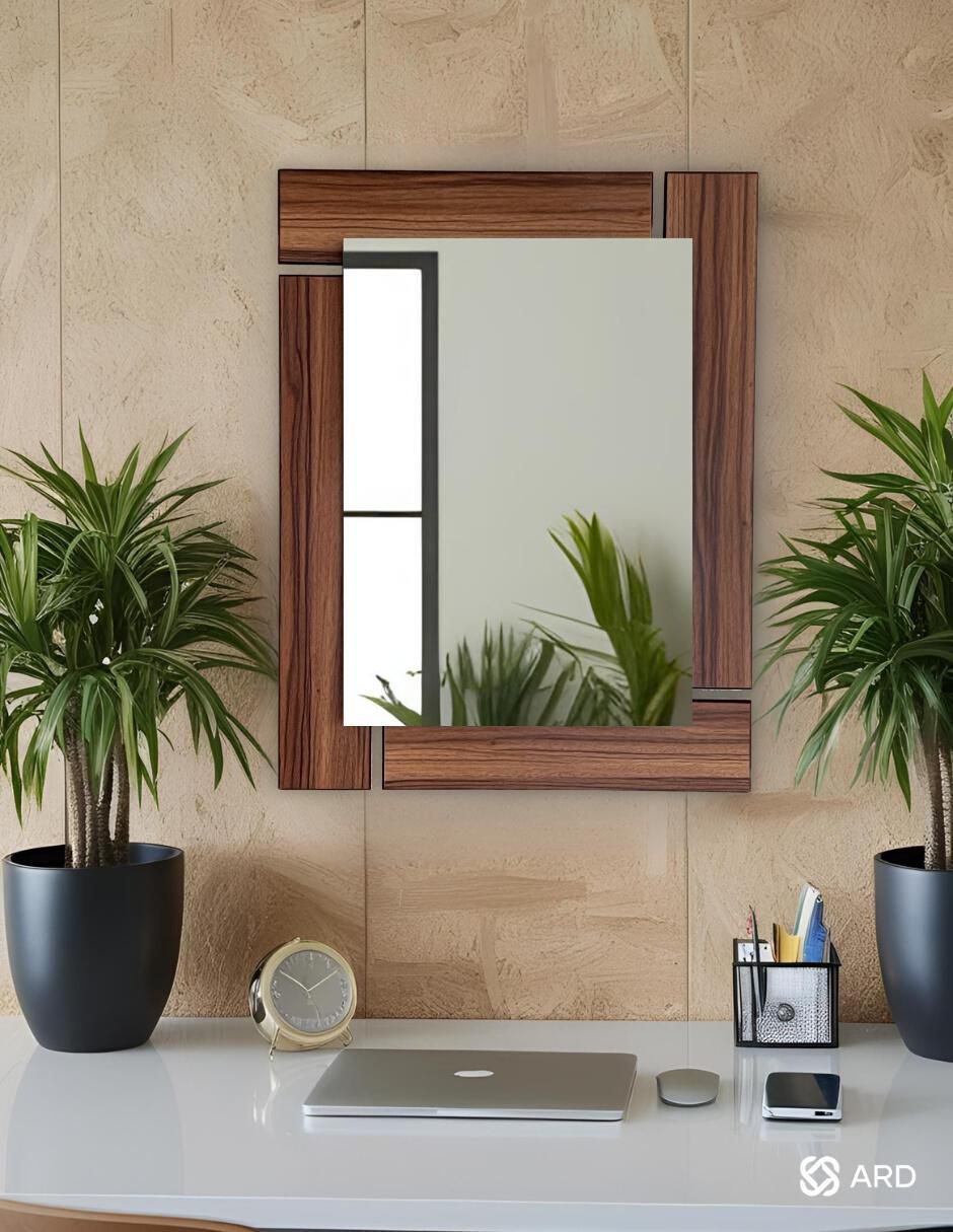 Espejo rectangular glanz oak 7