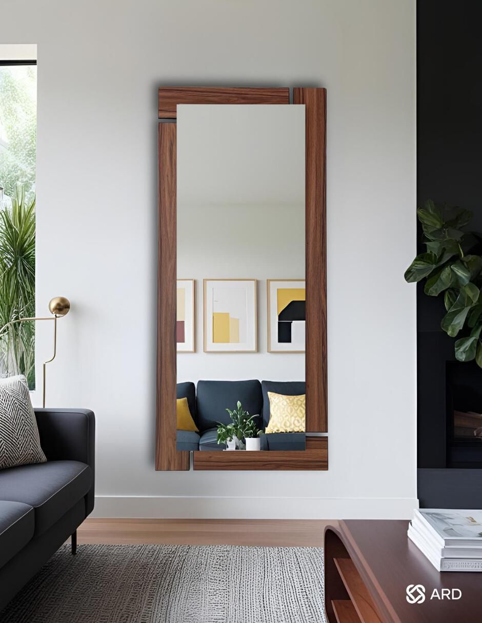 Espejo rectangular glanz oak