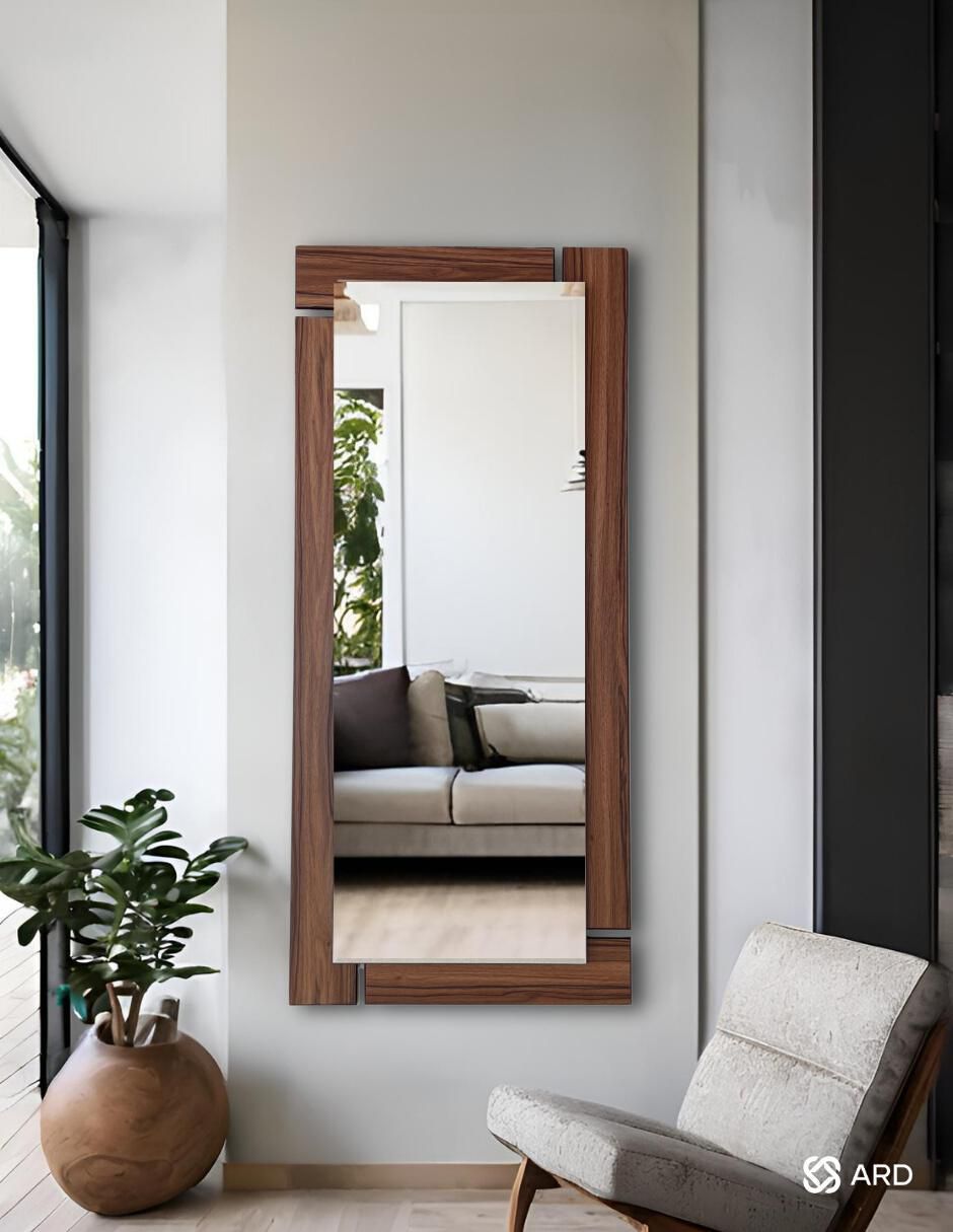 Espejo rectangular glanz oak