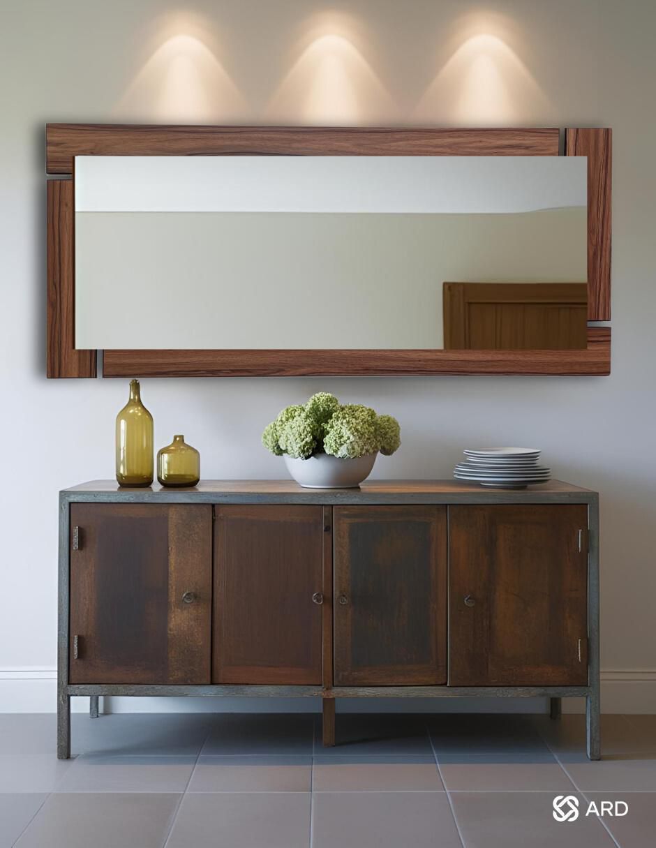 Espejo rectangular glanz oak 5