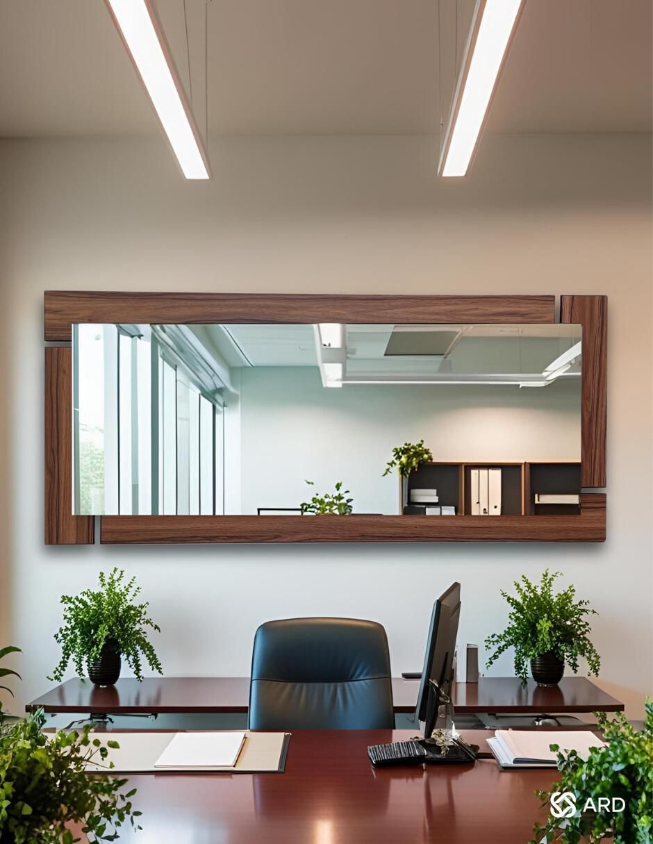 Espejo rectangular glanz oak 6