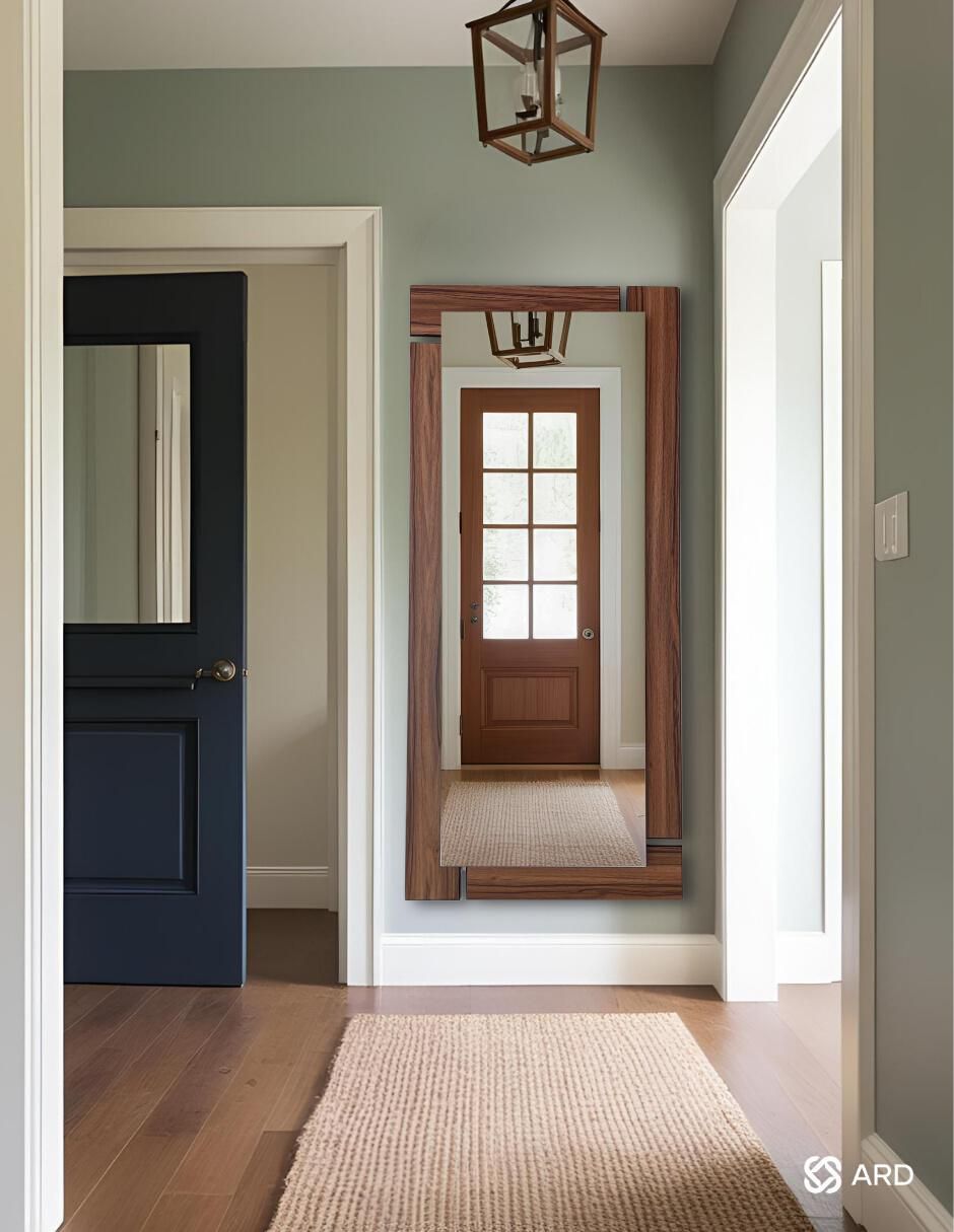 Espejo rectangular glanz oak 7