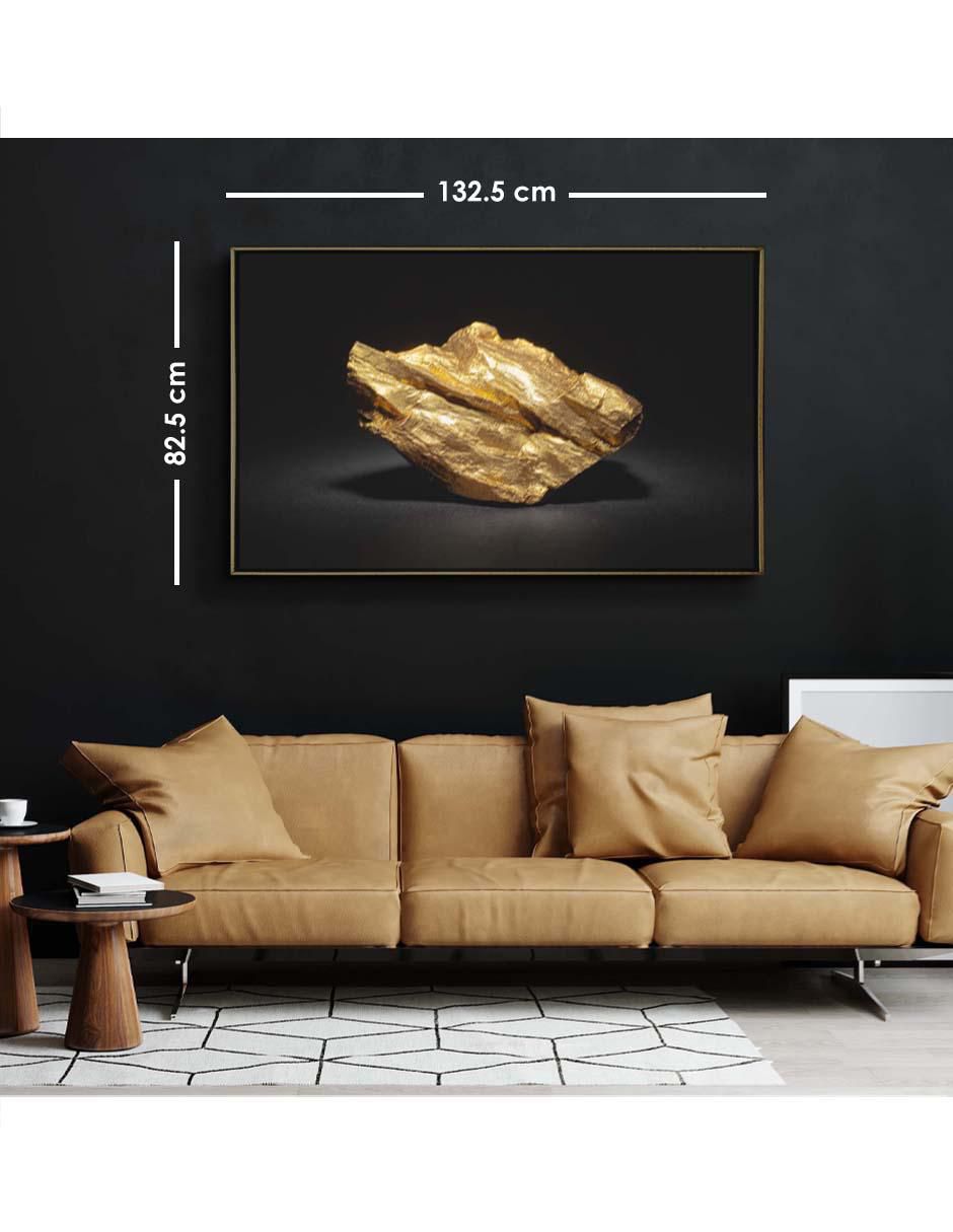 Cuadro decorativo Pepita de oro con barniz a registro 11