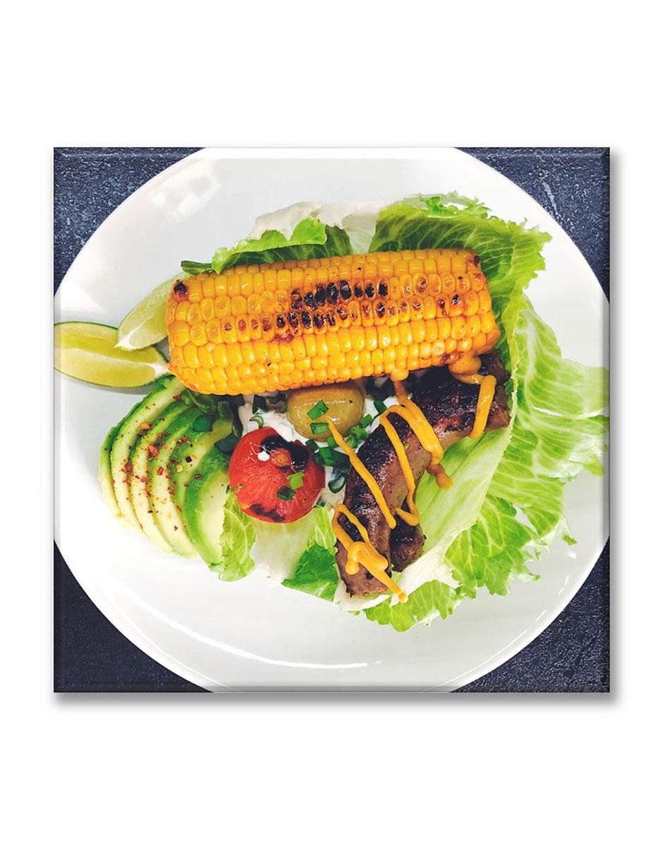 Cuadro decorativo Carne y ensalada 1