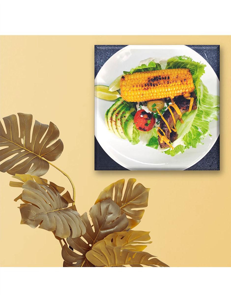 Cuadro decorativo Carne y ensalada 6
