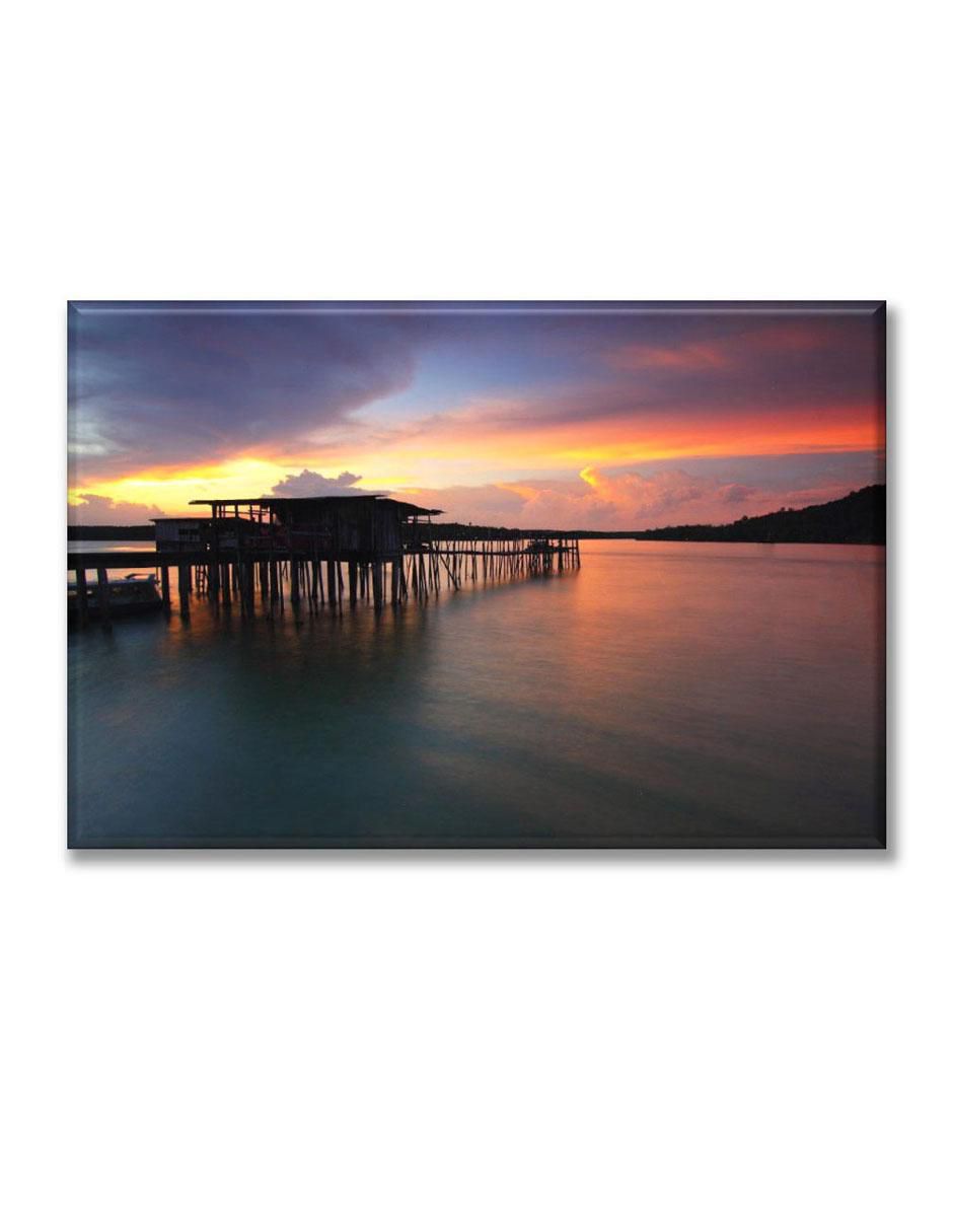 Cuadro decorativo Industria Grafica Ciento 23 Vista de un atardecer