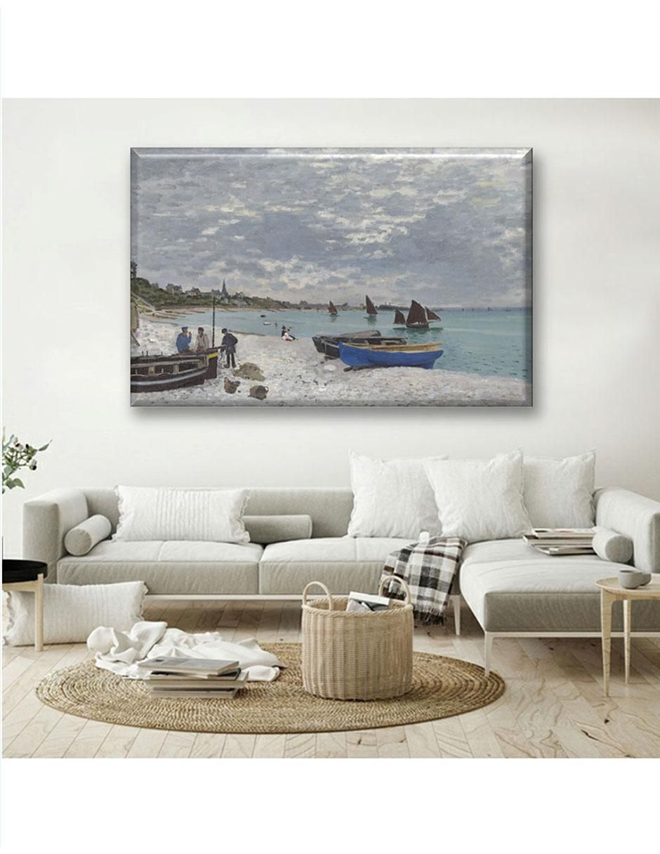 Cuadro decorativo Industria Grafica Ciento 23 La playa sainte adresse