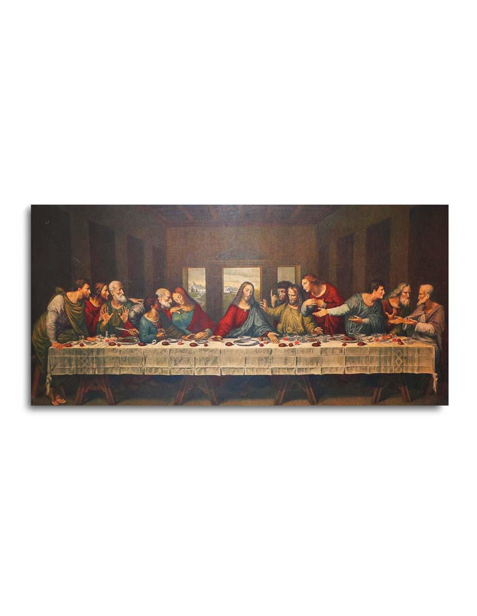 Cuadro decorativo Canvas Art Última cena vintage con barniz a registro