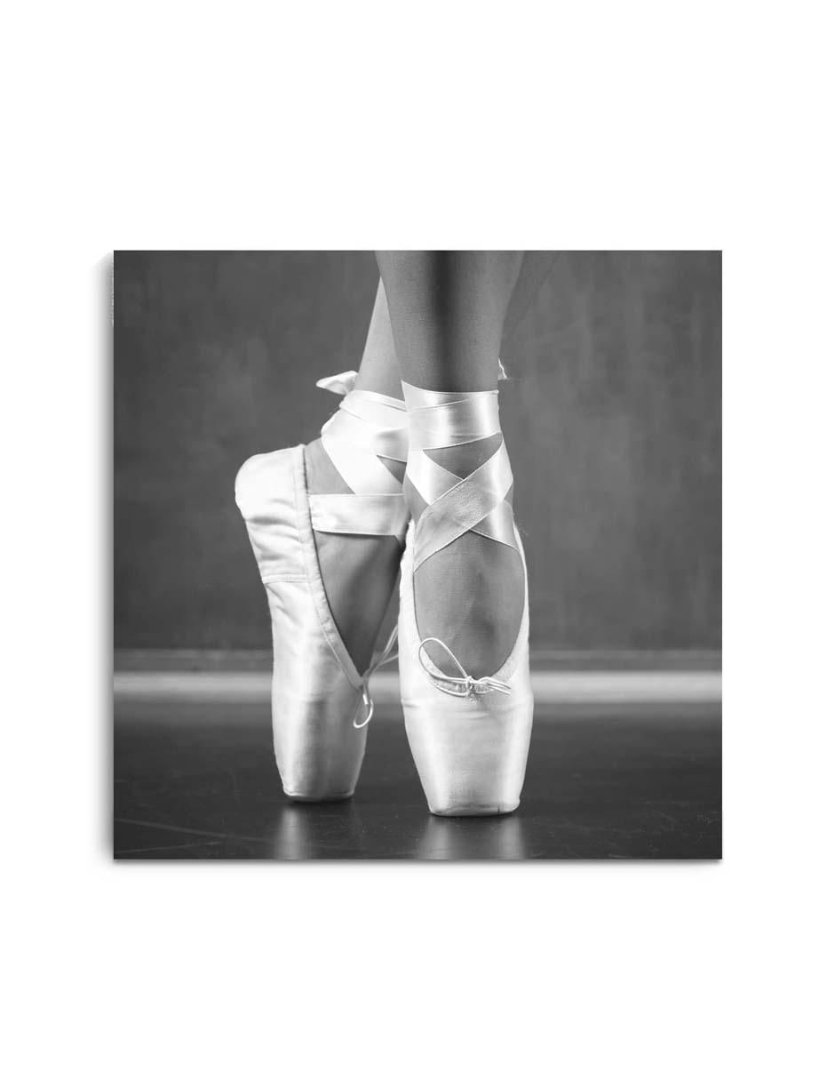 Cuadro decorativo Canvas Art Zapatillas de ballet con barniz a registro
