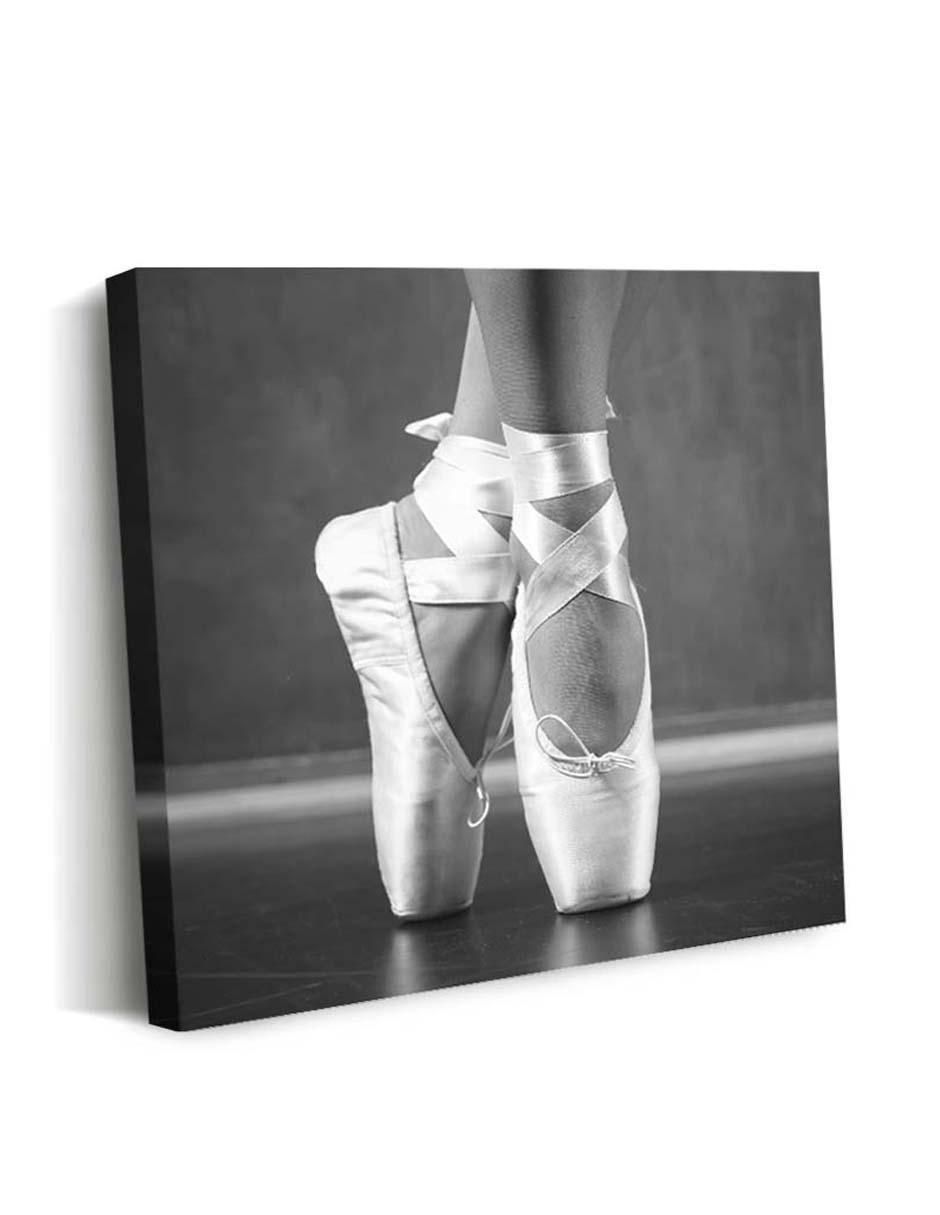 Cuadro decorativo Canvas Art Zapatillas de ballet con barniz a registro