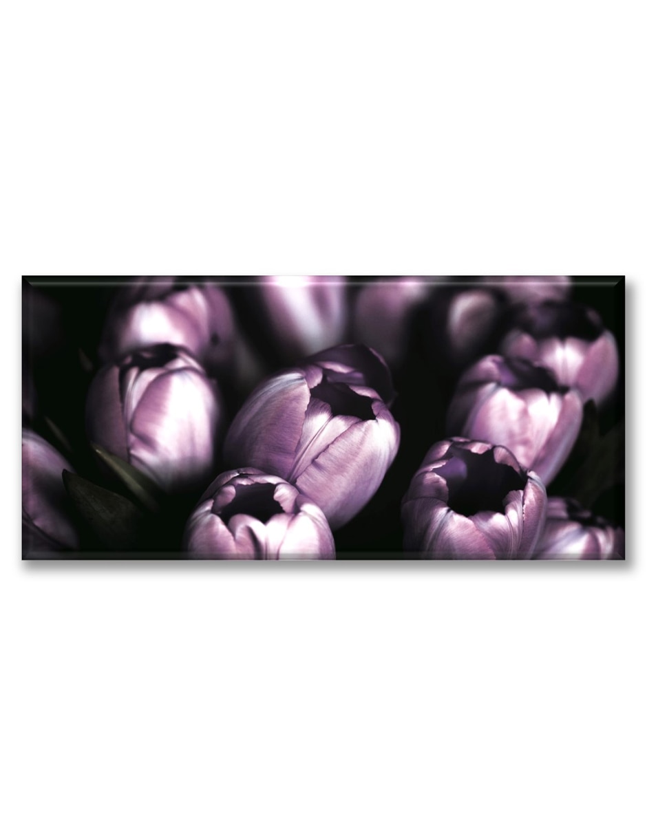 Cuadro decorativo Industria Grafica Ciento 23 Tulipanes lilas